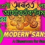 দ্বাদশ শ্রেণী সংস্কৃত আর্যাবর্তবর্ণনম্ শর্ট প্রশ্ন